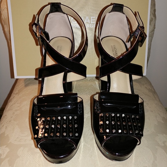 Michael Kors Strappy Platform Heels - Picture 3 of 5